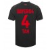 Maillot de foot Bayer Leverkusen Jonathan Tah #4 Domicile vêtements 2023-24 Manches Courtes